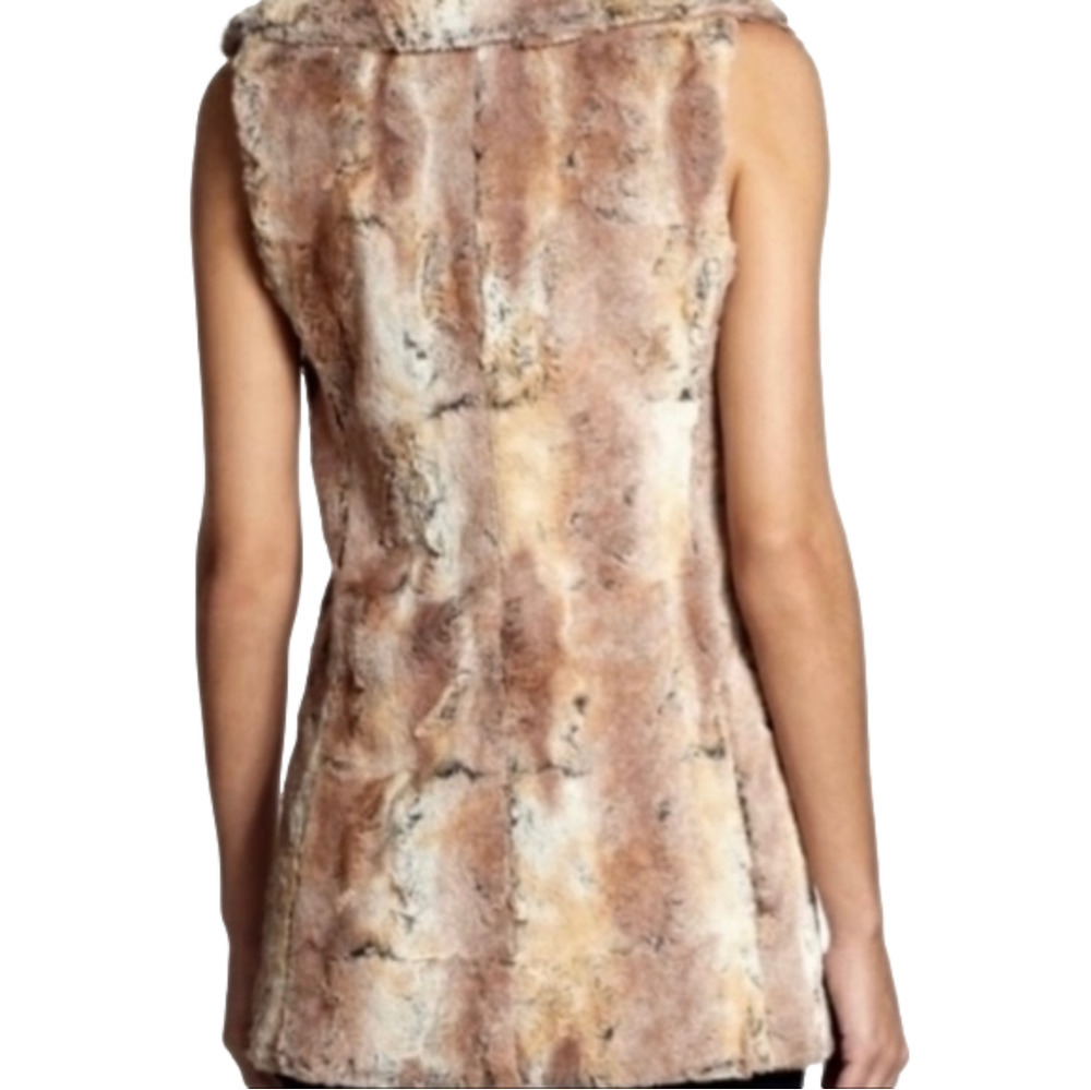 Alice + Olivia Multicolor Faux Fur Vest - Picture 4 of 11